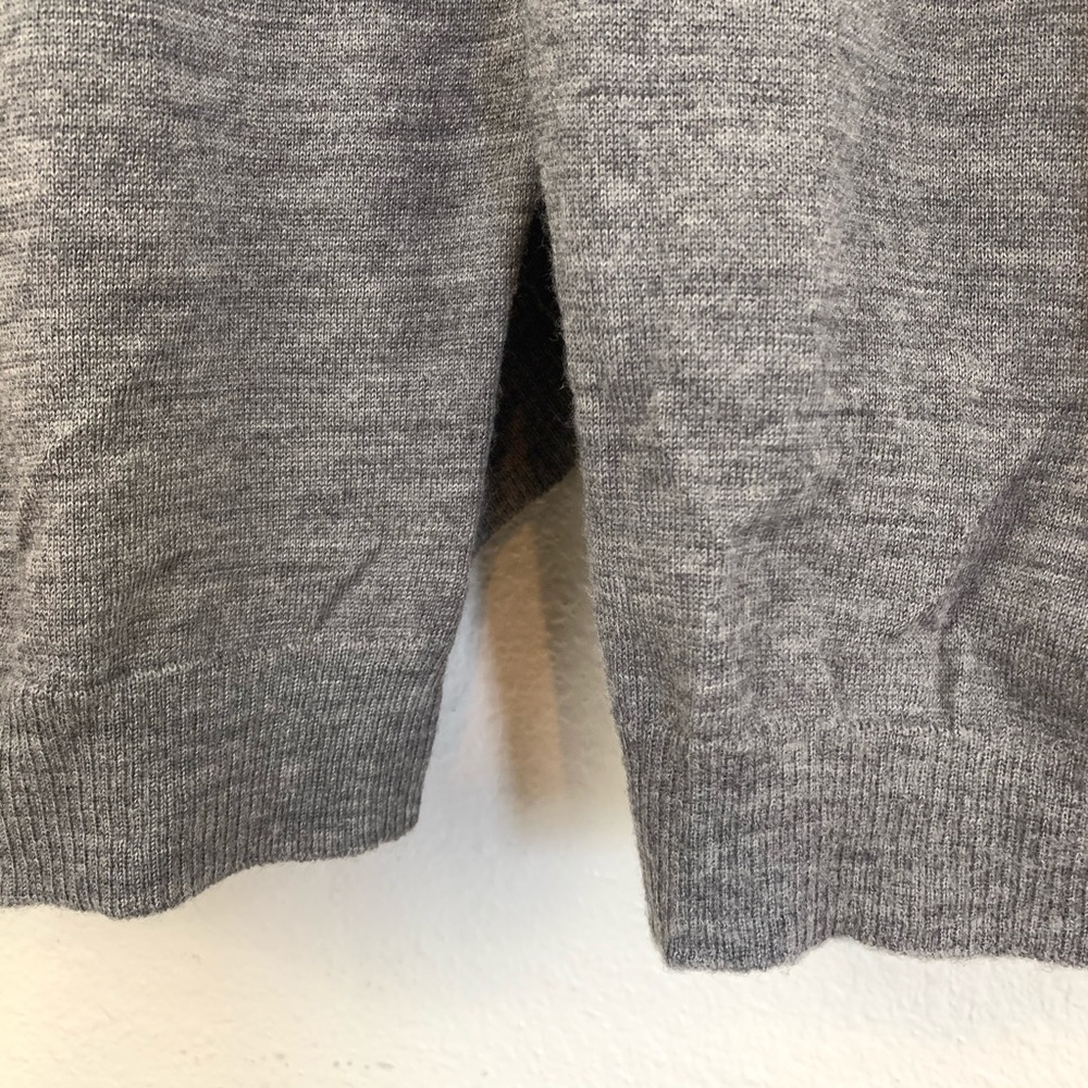 Anthropologie MOTH Wool Short Sleeve Gray Cardigan - Picture 8 of 8